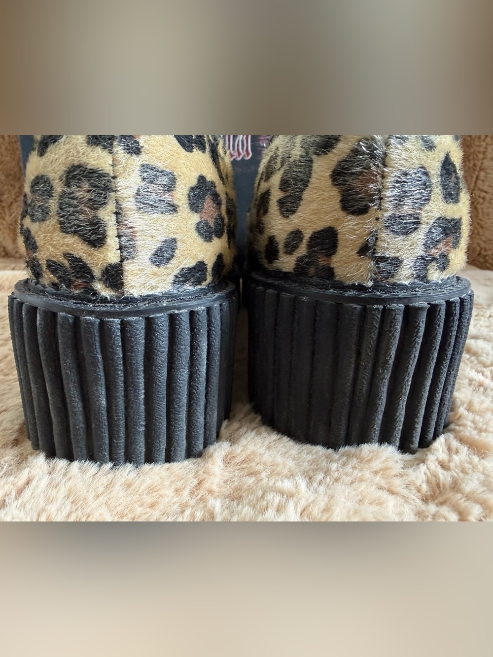 Demonia Leopard Print Platform Creepers - 7 Worn Once! - Picture 4 of 7